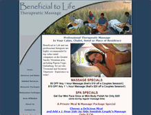 Tablet Screenshot of beneficialtolife.com